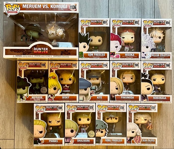 Lot de 13 figurines Funko Pop Hunter X Hunter