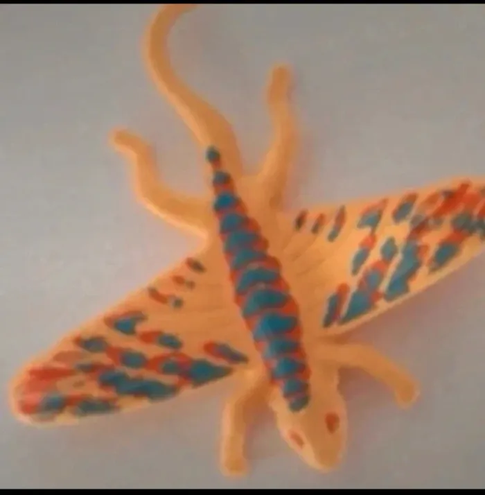 Playmobil lot animaux un lézard volant jaune