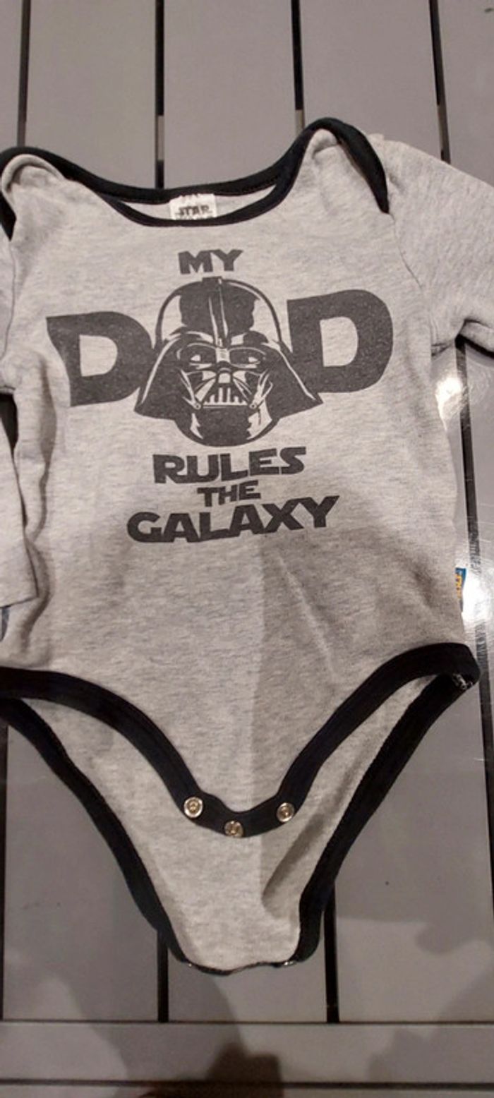 2 Bodys star wars 12 18 mois dark vador Rd2 d2 - photo numéro 9