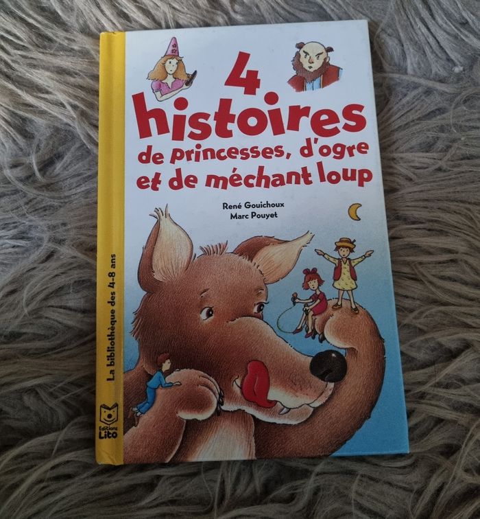 Livre 4 histoires de princesses,d'ogre et de grand méchant loup 4-8ans