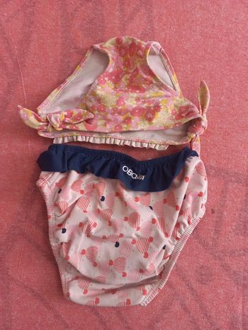 Lot 2 Culottes de bain 12-24 mois, voir 30 mois, un type couche de bain lavable