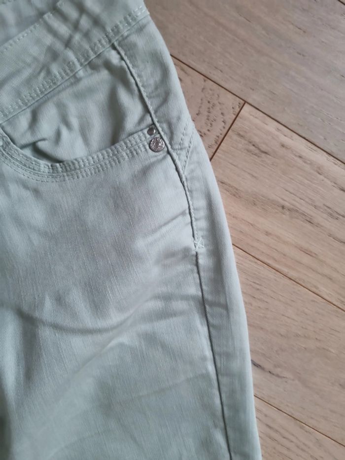 Pantalon  taille 38 vert amande - photo numéro 4