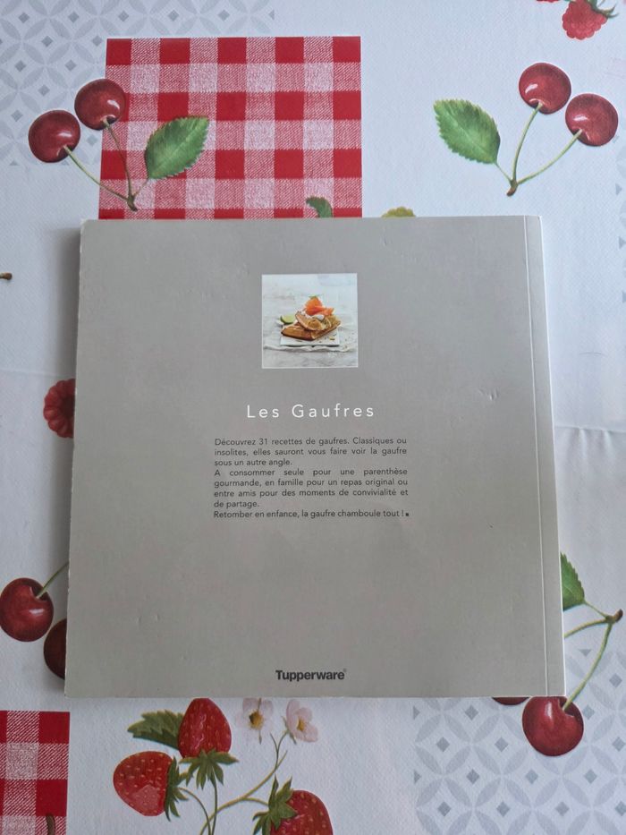 MOULE À GAUFRES TUPPERWARE EN SILICONE AVEC LE LIVRE 31 RECETTES - photo numéro 3