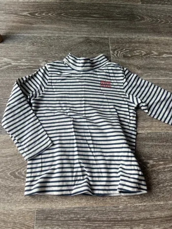 Col roulé TAO mini nous marinière 36 mois neuf
