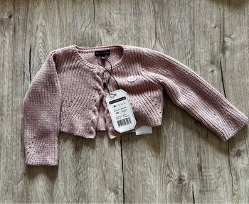 Boléro rose poudré Sergent Major bébé fille 6 mois NEUF