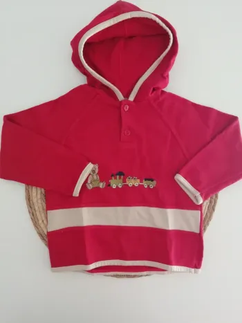 Pull à capuche 12 mois