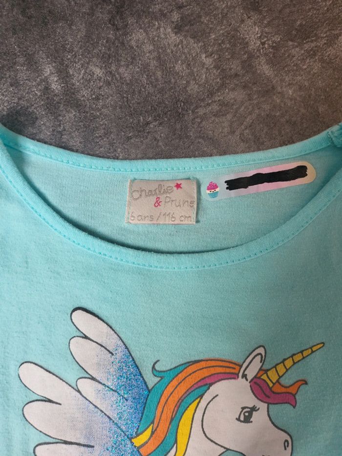 Pyjama fille mi-saison 6 ans charlie et prune très bon état - photo numéro 3