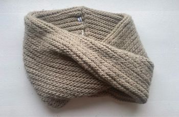 Écharpe beige Pimkie