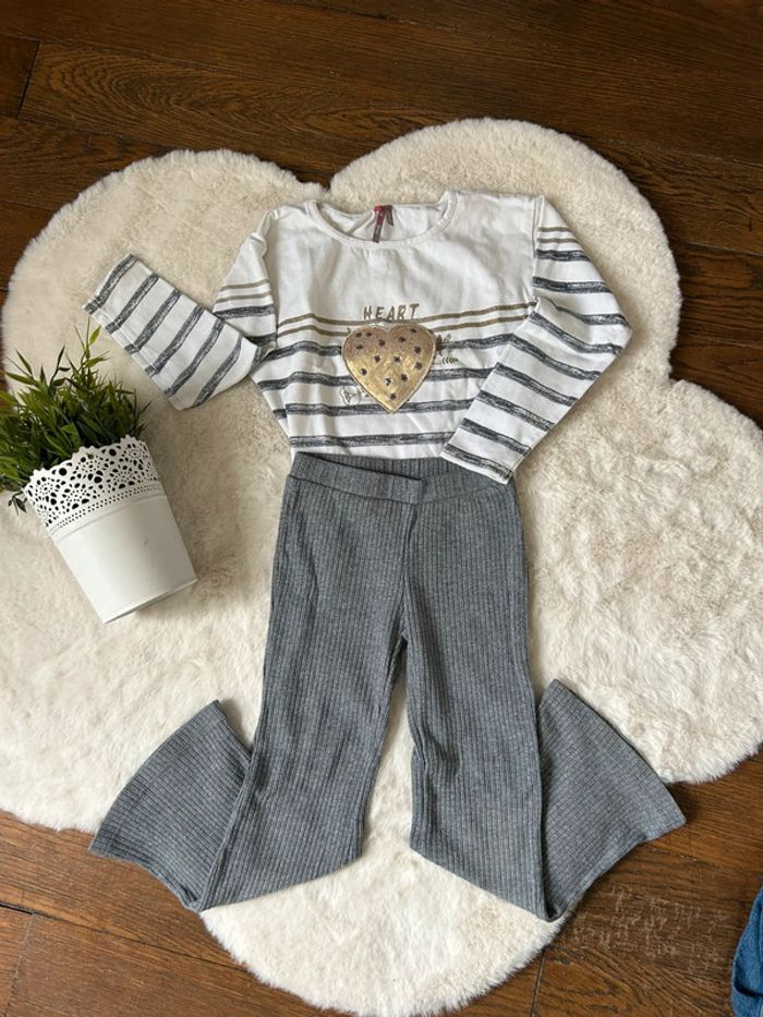 Lot pantalon + t-shirt fille 🌸