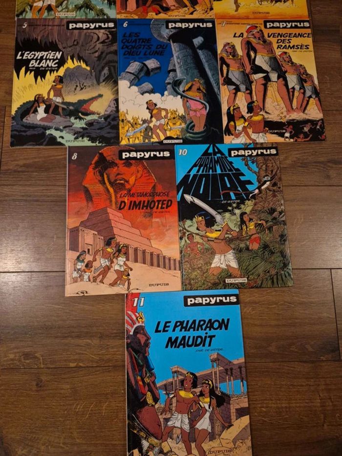 Lot de 9  bandes  dessinées Papyrus EO - photo numéro 4