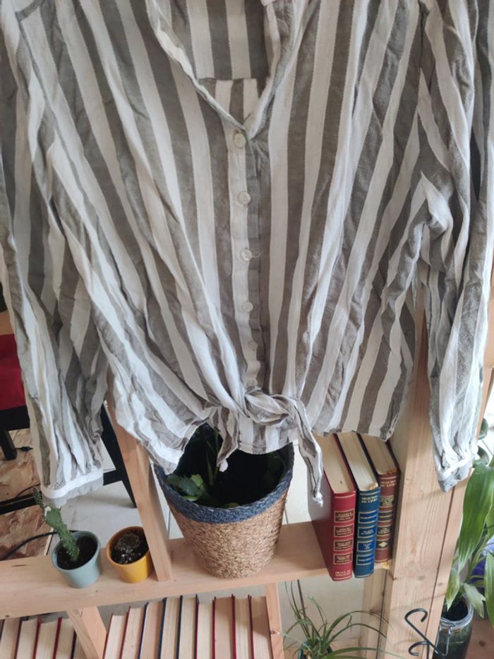 Chemise a nouer en bas T44 - photo numéro 3