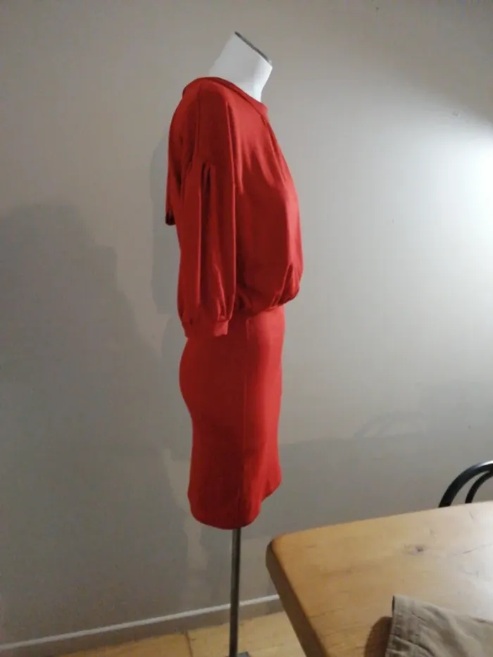Robe chic rouge Marque mango Taille S - photo numéro 3