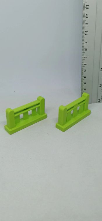 Barrières vertes playmobil 123