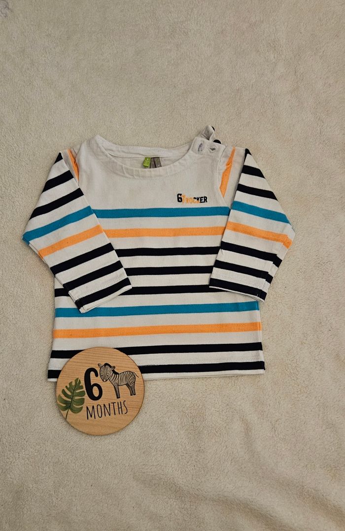 Pull fin rayé 6 mois