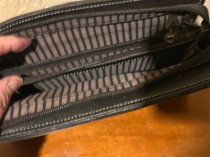 Pochette pour homme en cuir marron - photo numéro 3