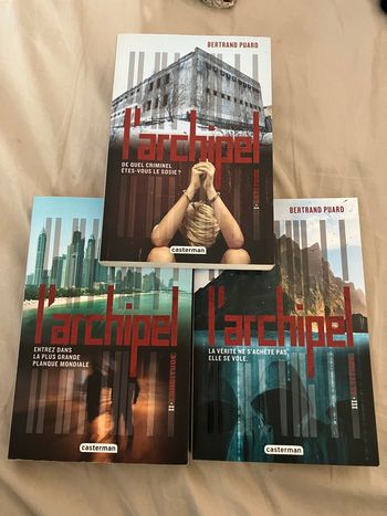 Livres « L’archipel » T1 à 3