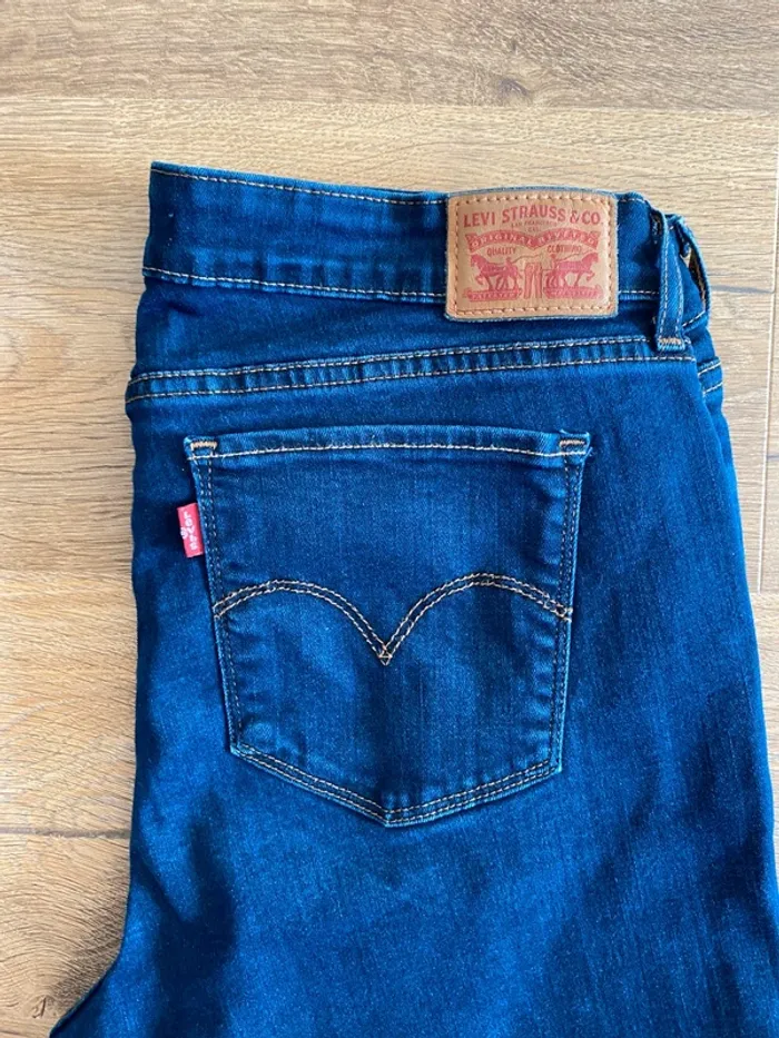 đ” Jean Leviâs 714 Straight Homme Bleu Brut W33 (FR 42) Parfait Ătat đ”