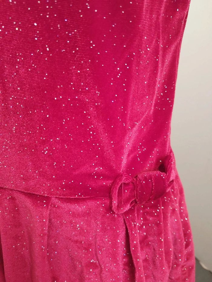 Robe sans manche rouge brillante Taille 4 ans - photo numéro 3