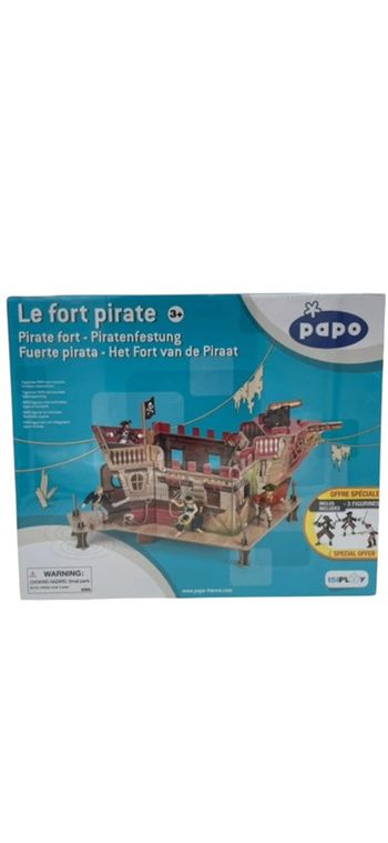 Le fort pirate Papo + 3 figurines neuf