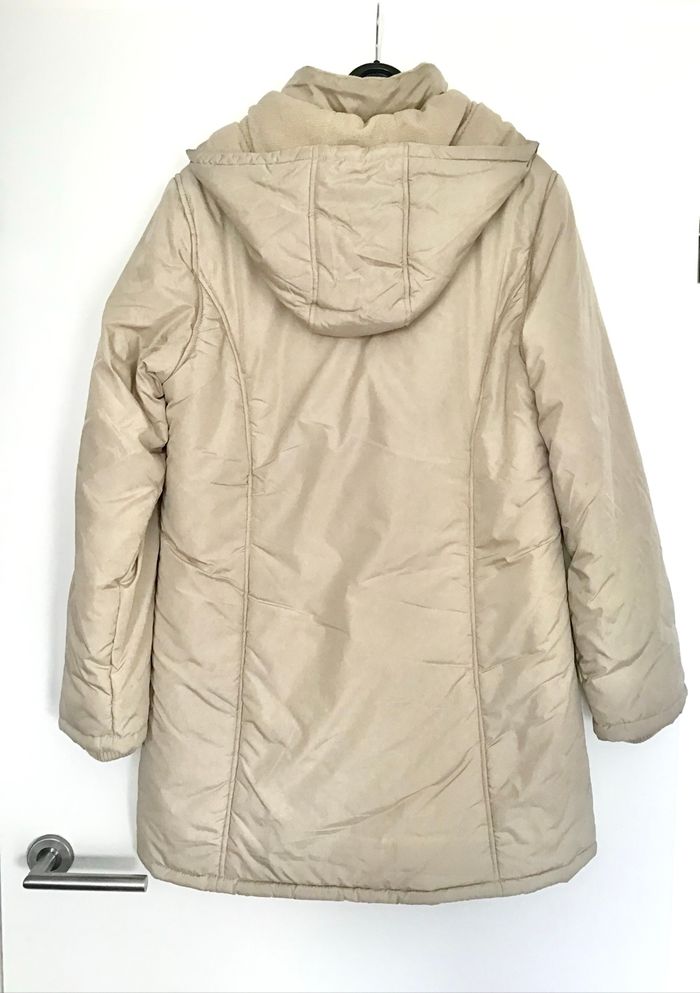 Manteau doudoune beige bien chaude taille M - photo numéro 2