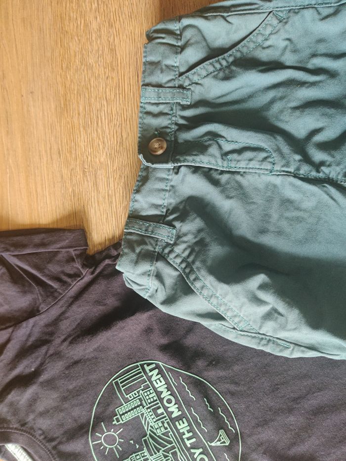 Ensemble 2 pièces short tee shirt Kiabi Taille 3- 4 ans - photo numéro 3