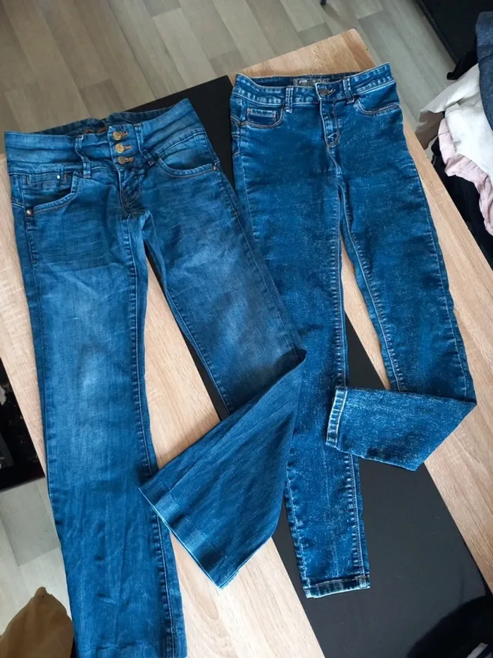 Lot jean's fille XS