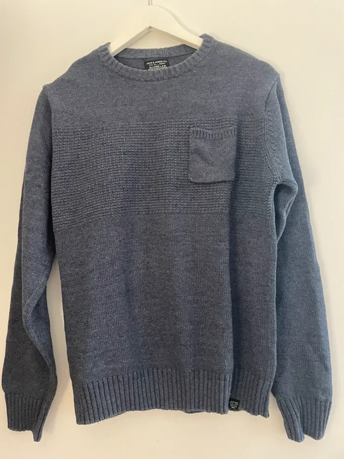 Pull Jack & Jones L bleu - photo numéro 2
