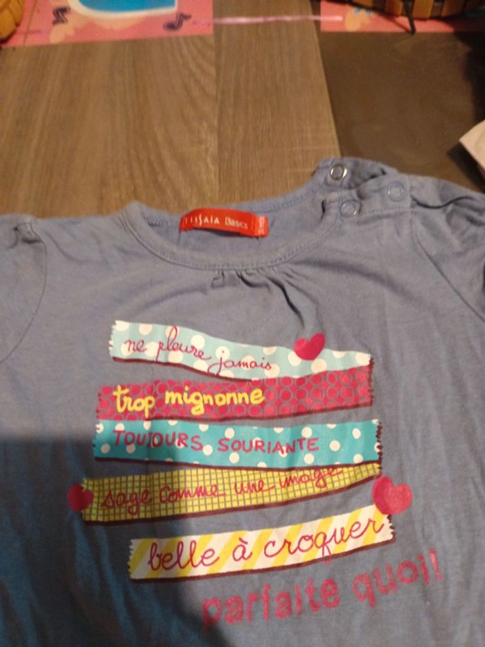Tee-shirt manche courte 24 mois - photo numéro 2
