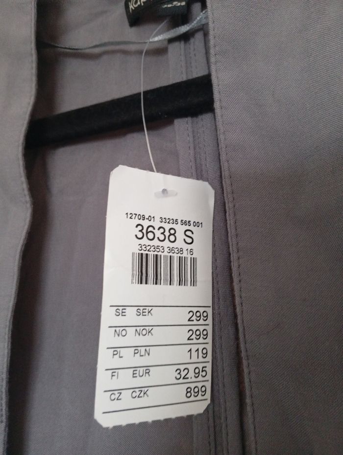 Gilet/ cardigan gris – KappAhl – Taille S 36/38 – Neuf avec étiquette - photo numéro 4