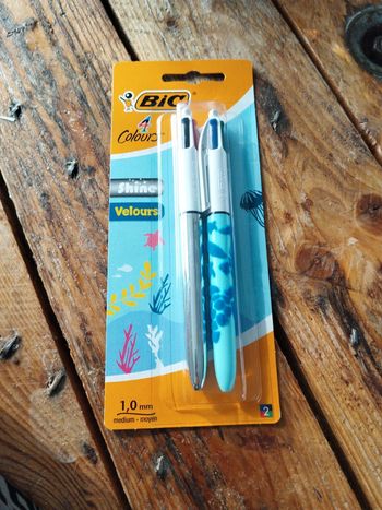 Crayons 4 couleurs velours tortue