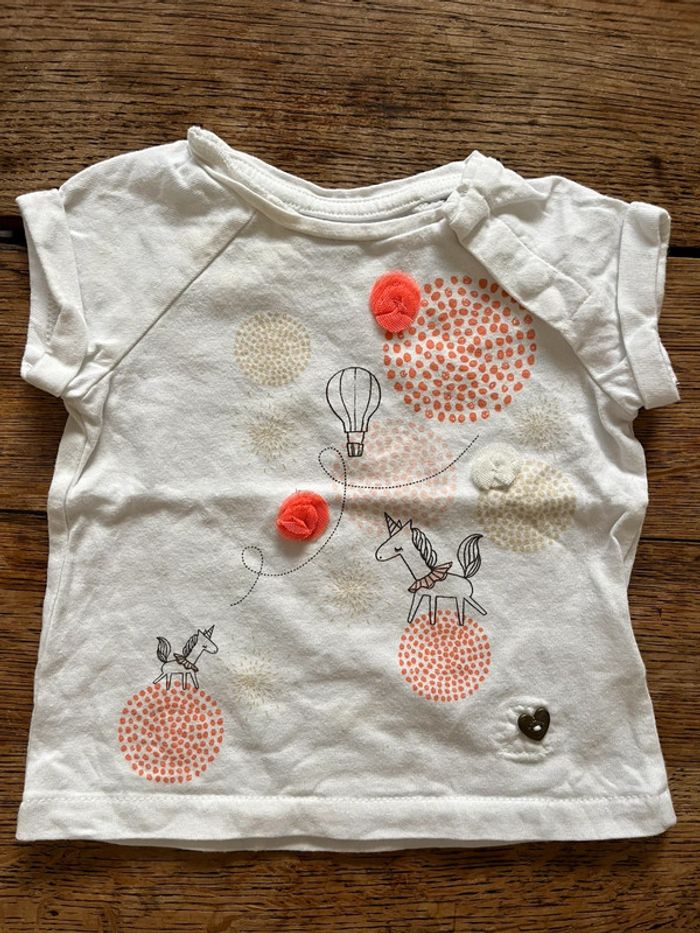 Teeshirt manche courte 3mois