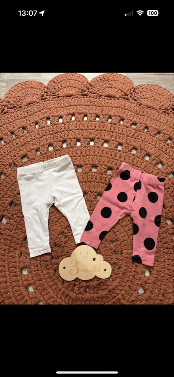 Lot de 2 leggings 🩷