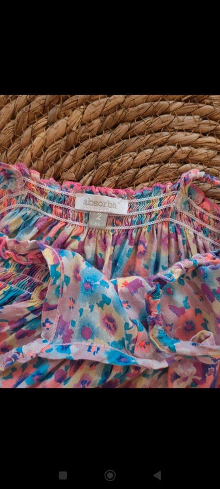 Jolie robe été fille 2 ans 24 mois absorba - photo numéro 4