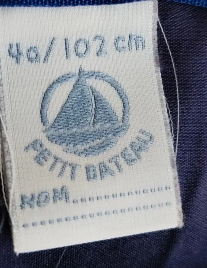 Robe violette Petit Bateau taille 4 ans - photo numéro 4