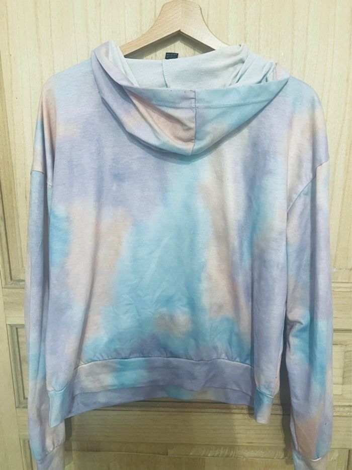Sweat tie and dye “La Vita è Bella” SHEIN - Taille L - photo numéro 7