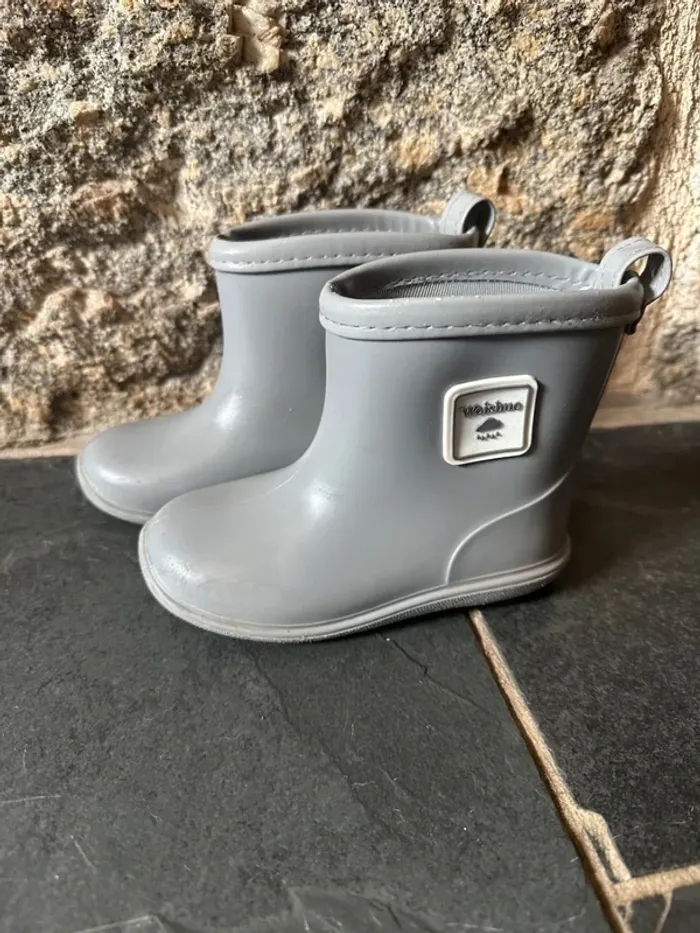 Weishuo Bottes de Pluie Enfant PVC 22/23 - photo numéro 3