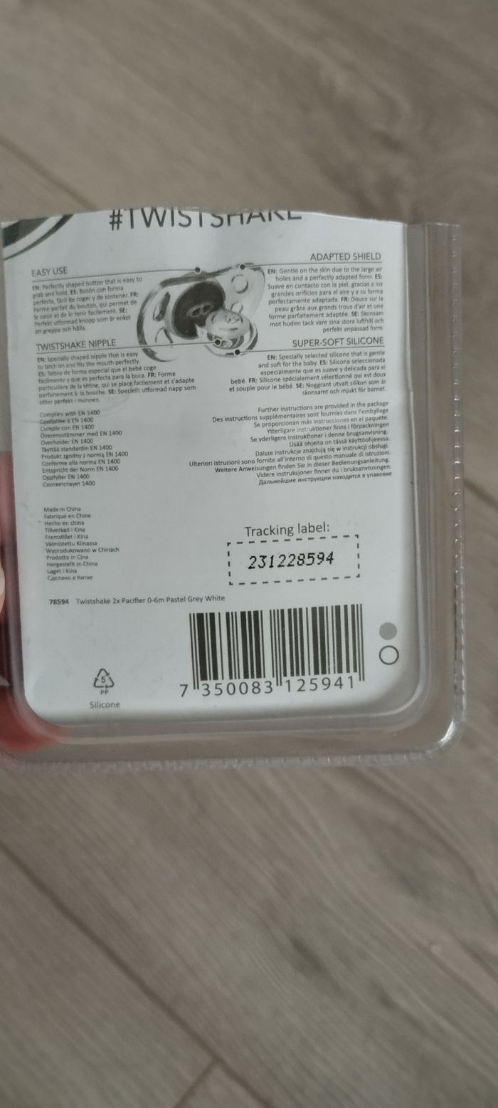 Lot de 2 tétines twistshake neuf - photo numéro 2