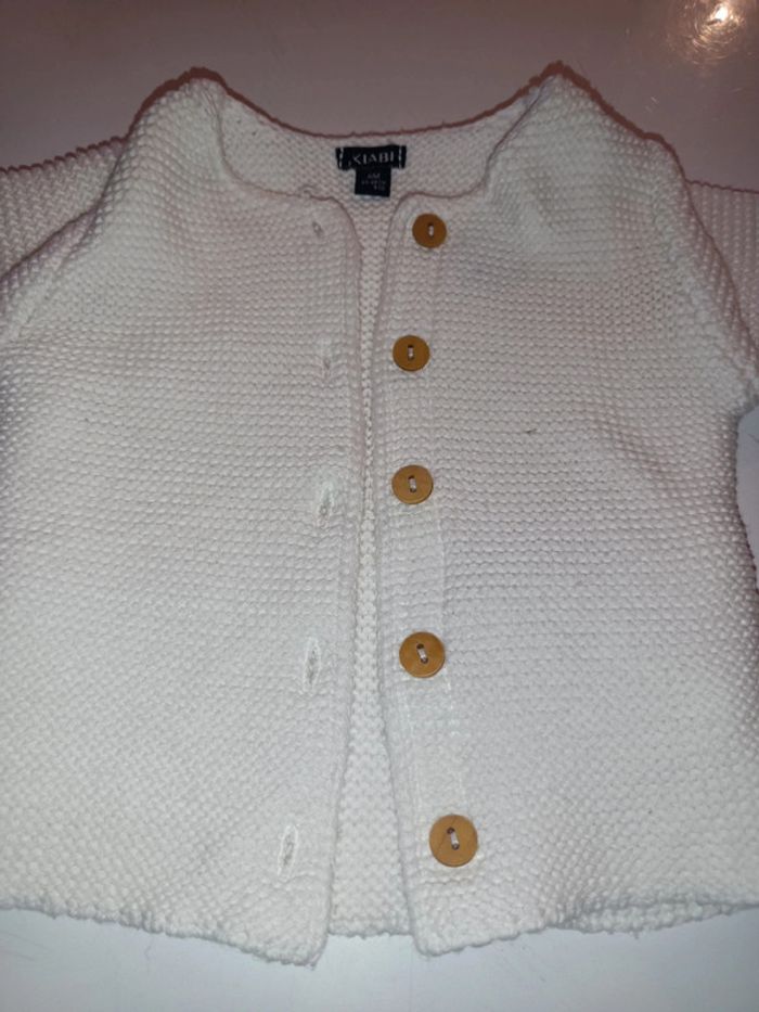 Gilet blanc épais - photo numéro 2