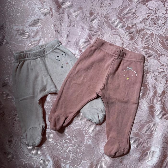 Lot 2 legging avec pied
