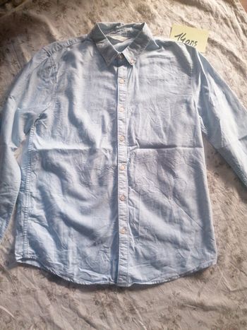 Chemise mango 13 14 ans bleu