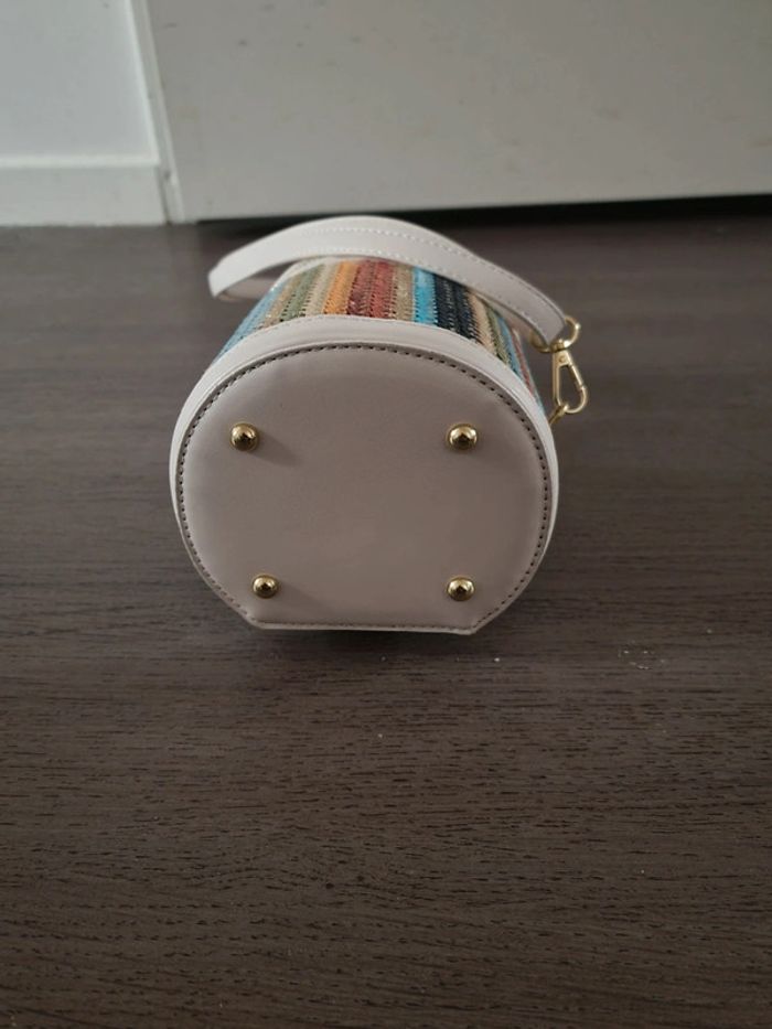 Sac bandoulière cylindre coloré - photo numéro 3