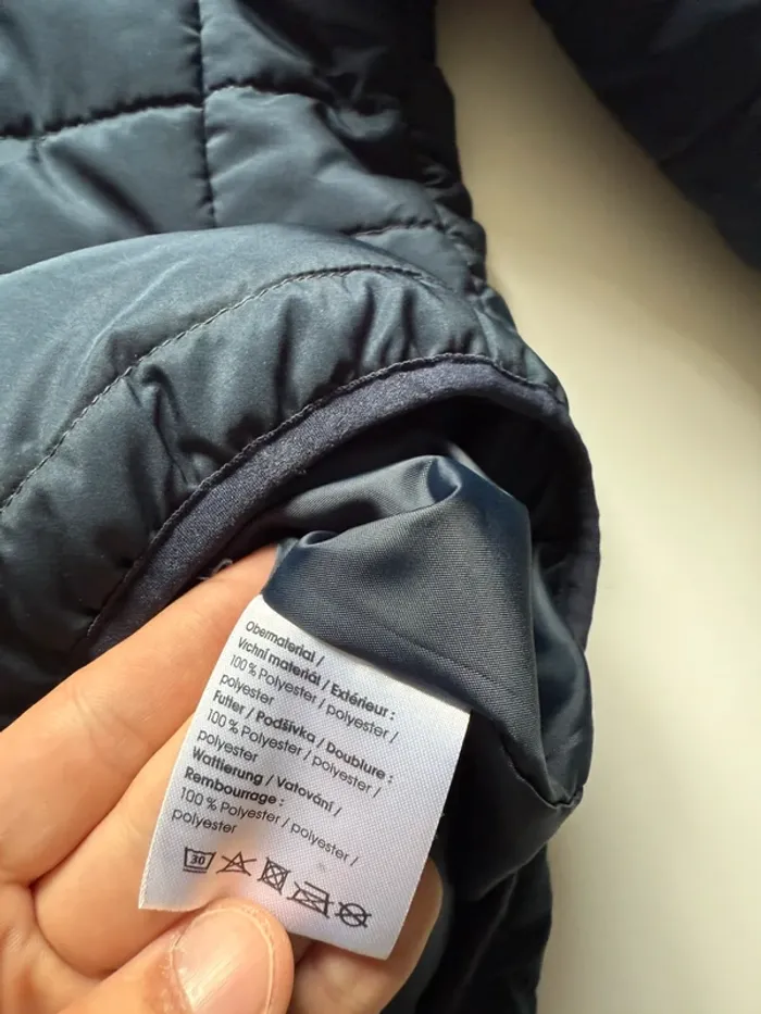 Veste matelassé marine - Doudoune matelassé - photo numéro 6