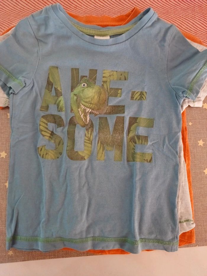 Lot de 5 tee shirt dinausores - photo numéro 9