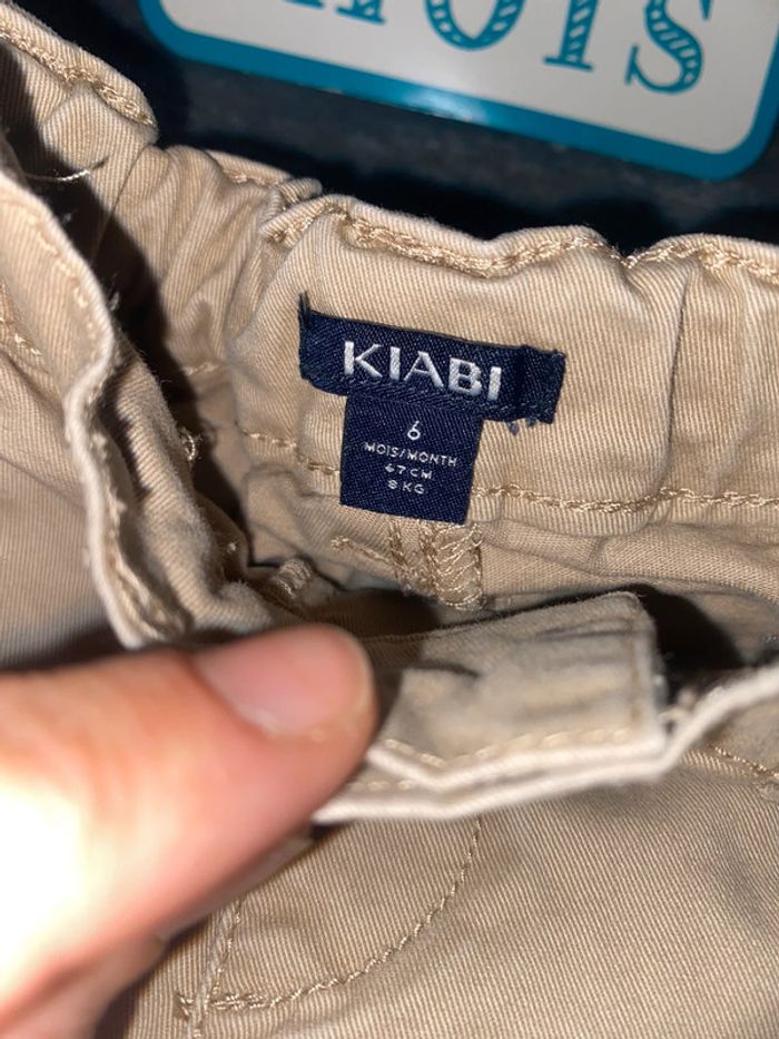 Pantalon beige chino 6 mois - photo numéro 4