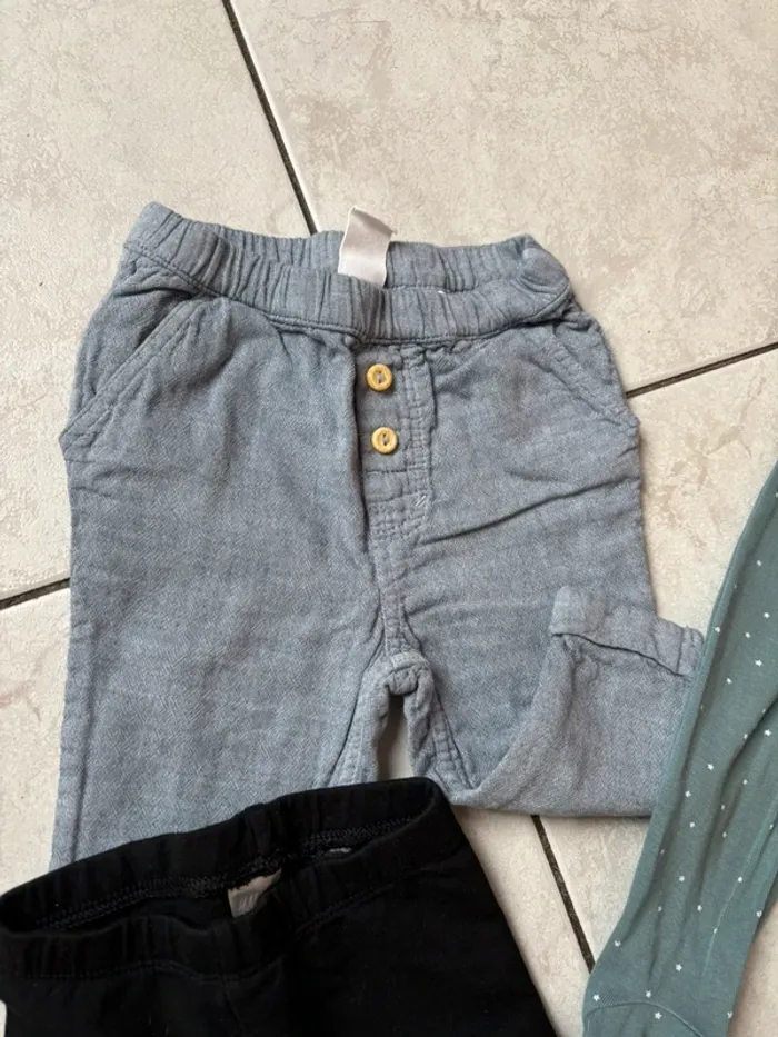 Lot de 4 leggings, pantalons - photo numéro 4