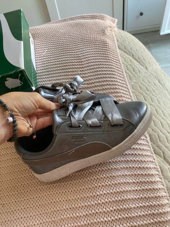 Baskets grises puma taille 35 - photo numéro 2