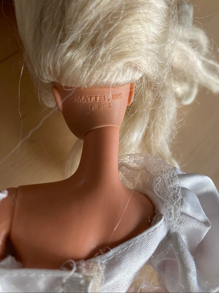 Barbie poupée Mattel 1992 mariée de rêve bride romantic - photo numéro 9