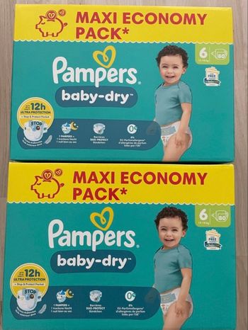 Pampers taille 6