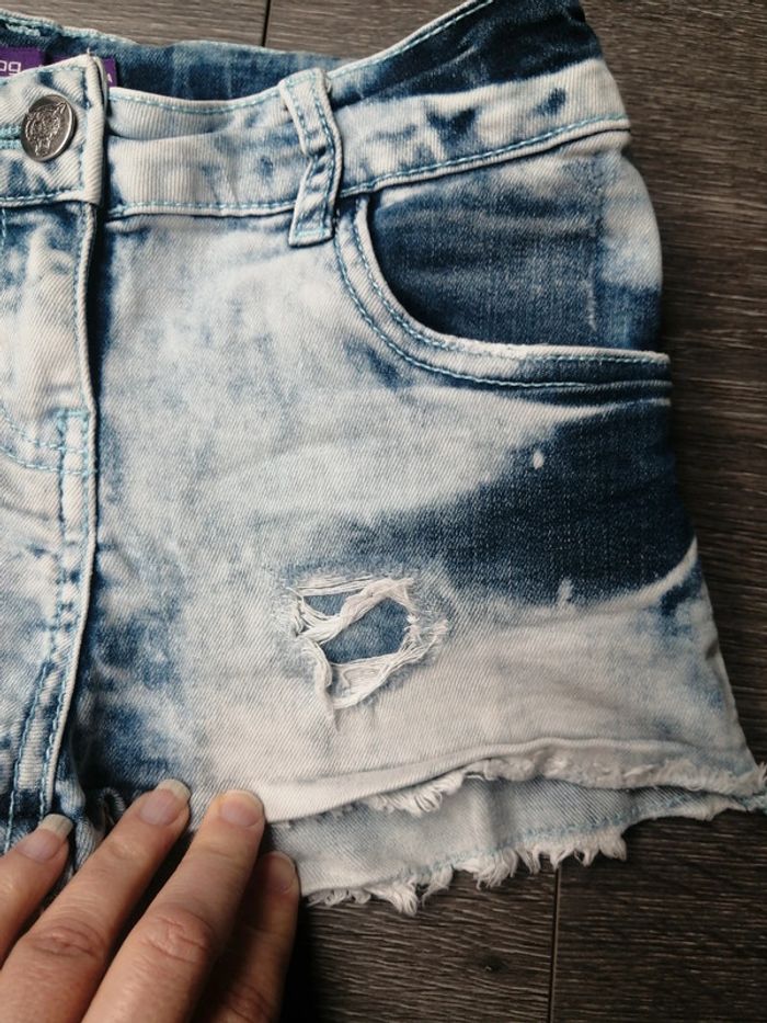 Short en jean effet usé 12A - photo numéro 4