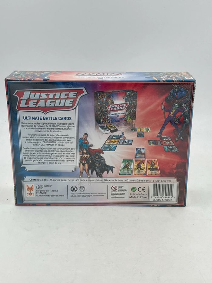 Jeu de société Justice league Ultimate Battle Cards Dc neuf - photo numéro 3